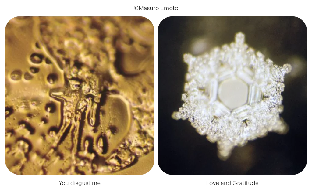 Wasserkristalle (Masaru Emoto)