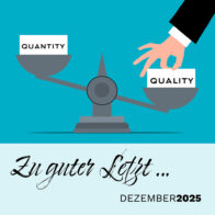 Zu guter Letzt … (Dezember 2025)